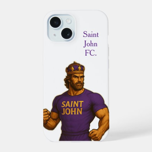 Capa De Iphone 15 Saint John FC. iPhone 15 Hülle (Rückseite)