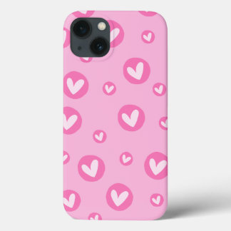 Capa IPhone Padrão de Corações Rosa Case-Mate iPhone Hülle