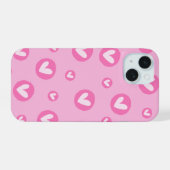 Capa IPhone Padrões de Coração 15 Hülle (Rückseite (Horizontal))