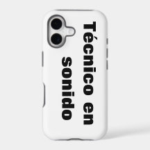 Capa iphone técnico en sonido