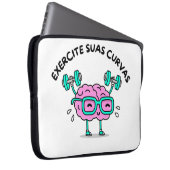 Capa Laptop 15 polegadas Exercite Suas Curvas Laptopschutzhülle (Vorne Rechts)