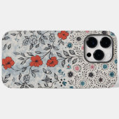 Capa para celular florais artístico  Case-Mate iPhone hülle (Rückseite (Horizontal))