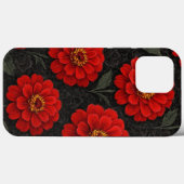 capa para celular Flores de Zínnia em artes Case-Mate iPhone Hülle (Rückseite (Horizontal))