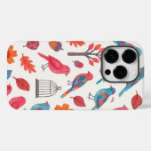 Capa para celular Pássaros e Flores DESING Case-Mate iPhone Hülle (Rückseite (Horizontal))