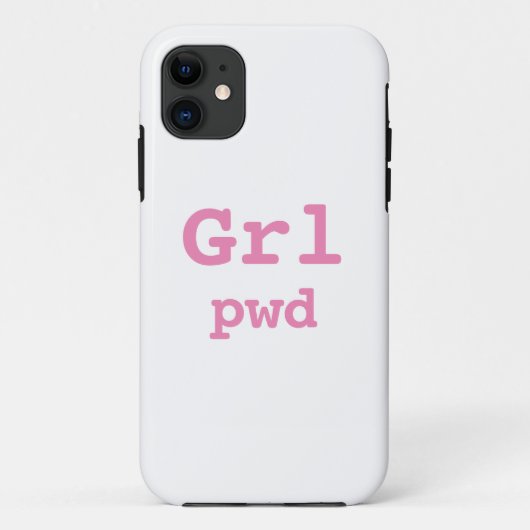 Capa para iphone Grl pwd Case-Mate iPhone Hülle (Rückseite)