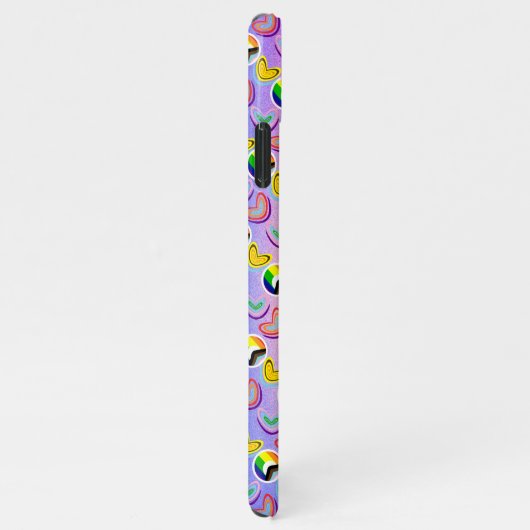 Capa Para iPhone RAINBOW Liebe Lgbtqia+ iPhone Hülle (Rechte Seite)