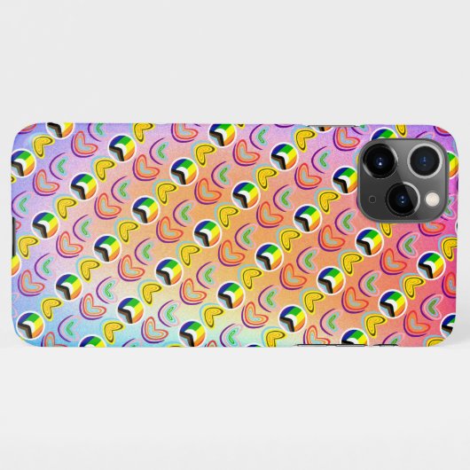 Capa Para iPhone RAINBOW Liebe Lgbtqia+ iPhone Hülle (Rückseite (Horizontal))