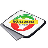 Capa para laptop hecho in Bolivia Laptopschutzhülle (Vorne Knopf)