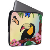 Capa para laptop Tucano e borboletas Laptopschutzhülle (Vorne Rechts)