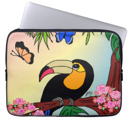 Capa para laptop Tucano e borboletas Laptopschutzhülle