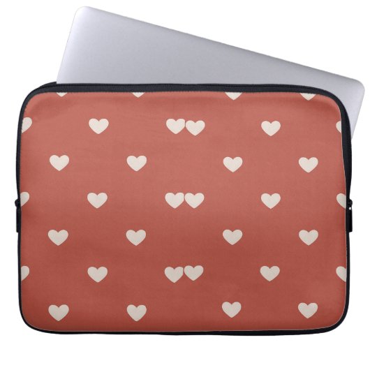Capa para notebook EM DESIGN DE CORAÇÃO  Laptopschutzhülle (Vorderseite)