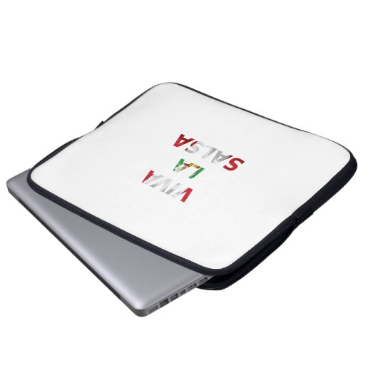 Capa para notebook Viva la salsa Perú Laptopschutzhülle (Vorne Knopf)