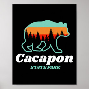 Capacon State Park West Virginia Bär Sommer  Poster
