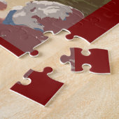 Capanna Canaveral Florida Painterly Travel Art Ret Puzzle (Seite)