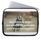 Capas para Laptops reagieren auf Los Animales Laptopschutzhülle (Vorderseite)