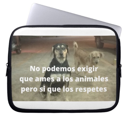 Capas para Laptops reagieren auf Los Animales Laptopschutzhülle (Vorderseite)
