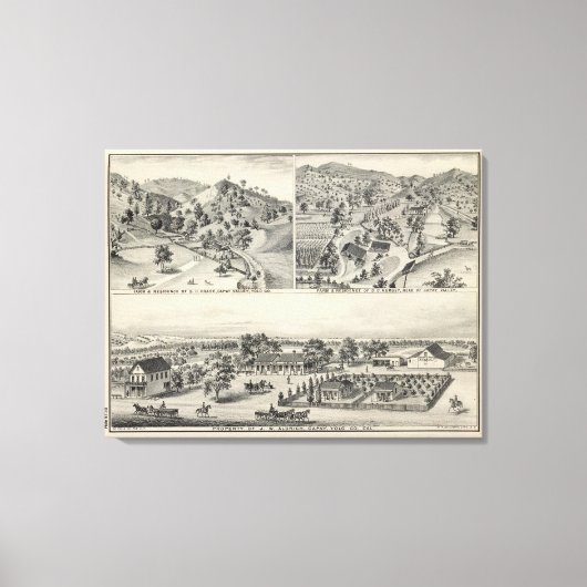 Capay-Eigenschaft Leinwanddruck (Vorderseite)