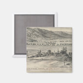 Capay Valley, Bauernhof Harlan Magnet (Vorderseite/Rückseite)