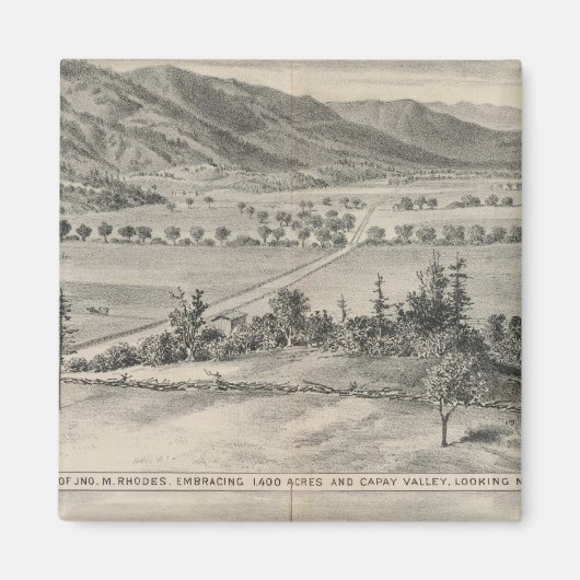 Capay Valley, Bauernhof Harlan Magnet (Vorne)