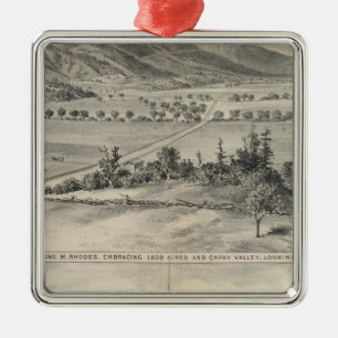 Capay Valley, Harlan Farm Ornament Aus Metall