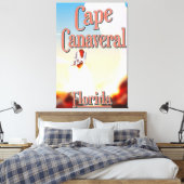 Capcanaveral-Reiseplakat Leinwanddruck (Insitu (Schlafzimmer))