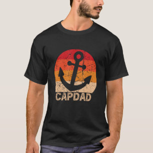 Capdad Captain Sailor Vatertag T-Shirt