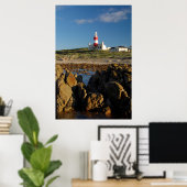 Cape Agulhas Leuchtturm, Western Cape Poster (Heimbüro)