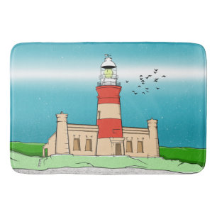 Cape Agulhas Lighthouse Badematte