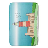 Cape Agulhas Lighthouse Badematte (Vorderseite Vertikal)