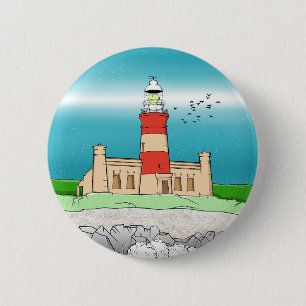 Cape Agulhas Lighthouse Button