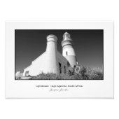 Cape Agulhas Lighthouse Fotodruck (Vorne)