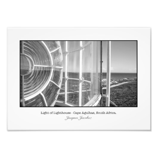 Cape Agulhas Lighthouse Fotodruck (Vorne)
