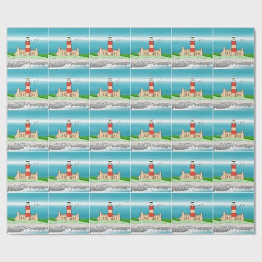 Cape Agulhas Lighthouse Geschenkpapier (Flach)