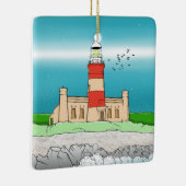Cape Agulhas Lighthouse Keramikornament (Rechts)
