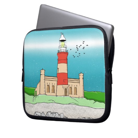 Cape Agulhas Lighthouse Laptopschutzhülle (Vorderseite Links)
