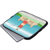 Cape Agulhas Lighthouse Laptopschutzhülle (Vorne Knopf)