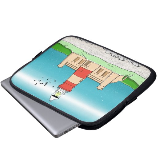 Cape Agulhas Lighthouse Laptopschutzhülle (Vorne Knopf)