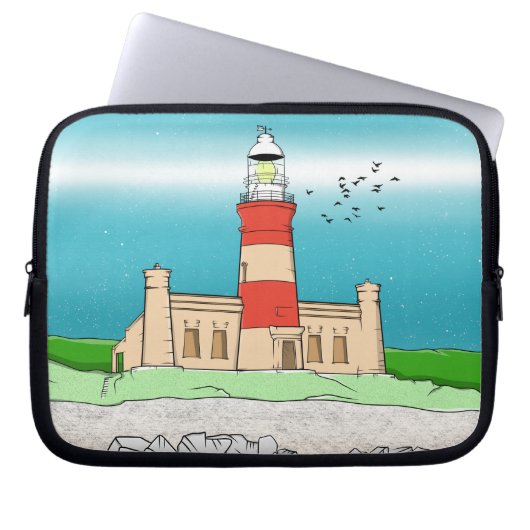 Cape Agulhas Lighthouse Laptopschutzhülle (Vorderseite)