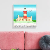 Cape Agulhas Lighthouse Leinwanddruck (Insitu (Wohnzimmer))