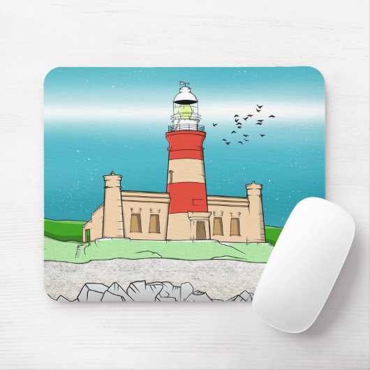 Cape Agulhas Lighthouse Mousepad (Mit Mouse)