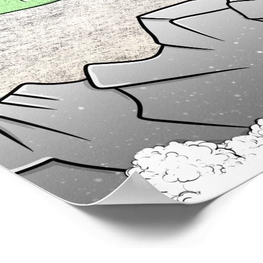 Cape Agulhas Lighthouse Poster (Ecke)