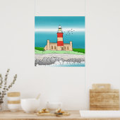 Cape Agulhas Lighthouse Poster (Küche)
