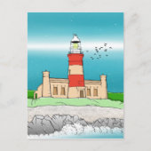 Cape Agulhas Lighthouse Postkarte (Vorderseite)