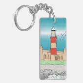 Cape Agulhas Lighthouse Schlüsselanhänger (Vorderseite links)