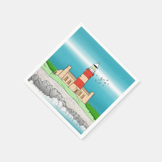 Cape Agulhas Lighthouse Serviette (Ecke)