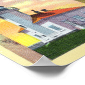 Cape Arago Bridge und Lighthouse Mouth Poster (Ecke)
