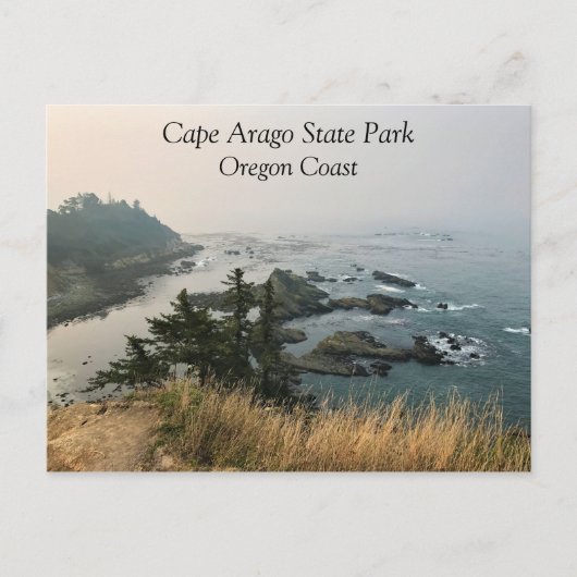 Cape Arago State Park, Oregon Coast Postkarte (Vorderseite)