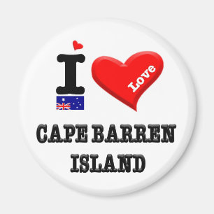 CAPE BARREN INSEL - I Liebe Magnet