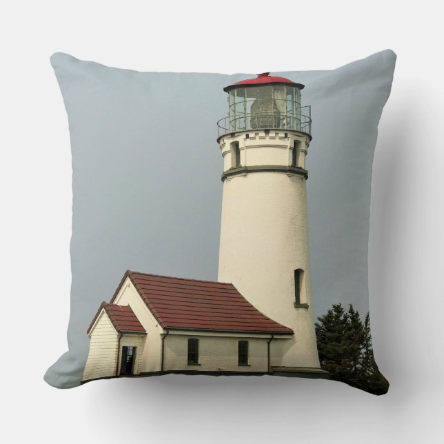 Cape Blanco Lighthouse, OR Kissen (Vorderseite)