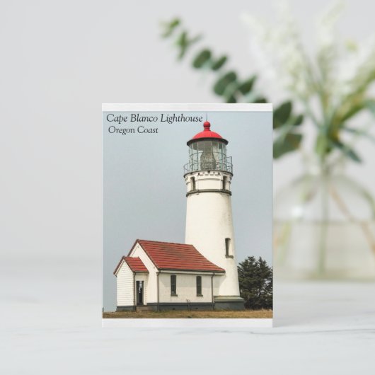 Cape Blanco Lighthouse, OR Postkarte (Stehend Vorderseite)